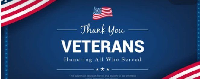 Thank you veterans, honoring all who served.