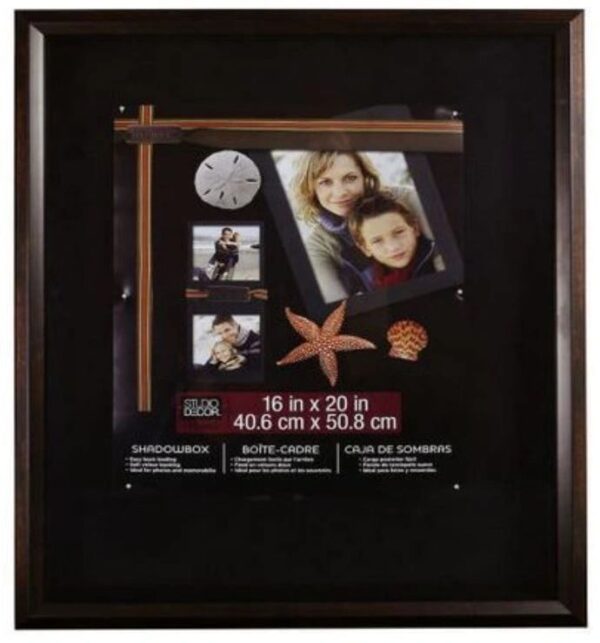 307th BG Memorabilia BronzeTone Shadow-Box Kit - 16" X 20"